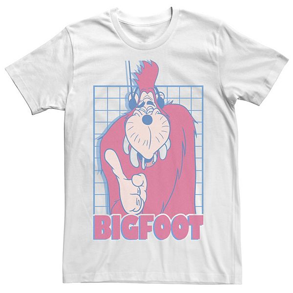 Big & Tall Disney A Goofy Movie Bigfoot Grid Tee