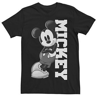 Disney's Mickey Mouse Big & Tall Leaning on Name Tee