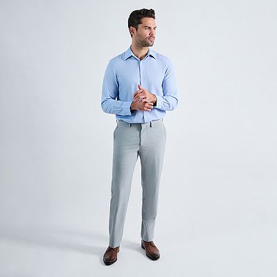Men's Haggar Smart Wash Slim Fit Patterned Dress Shirt