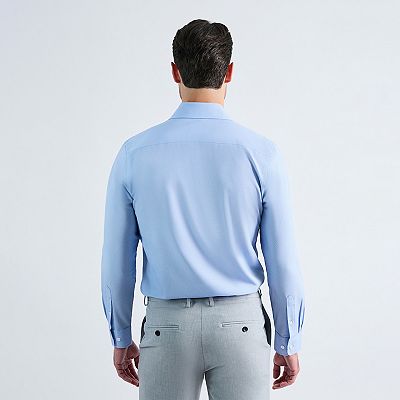 fitted lace wedding dress Haggar Men's Smart Wash Slim Fit Dress Shirt - Blue main image 1