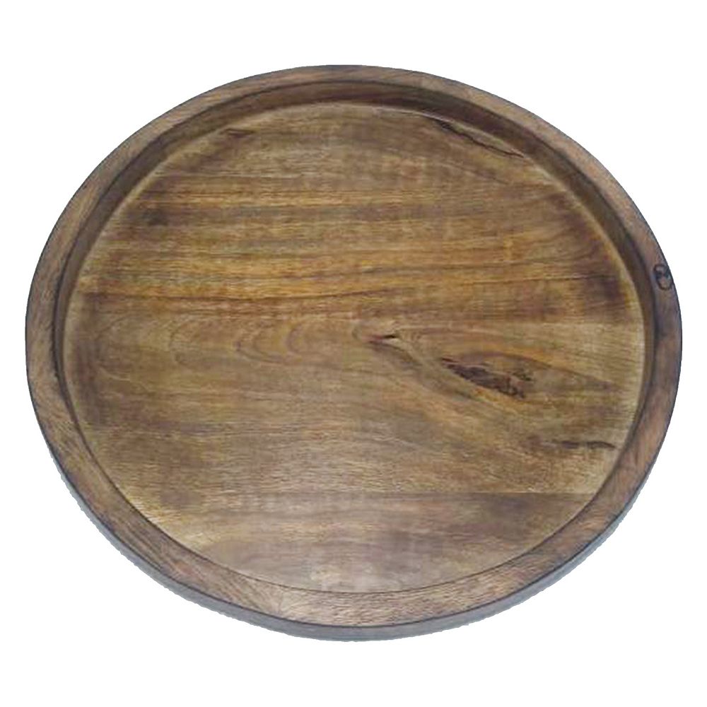 Everyday Decor Mango Wood Decorative Tray Table Decor