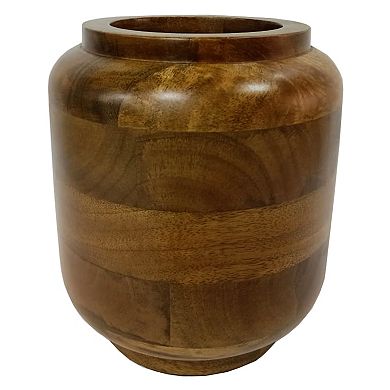 Everyday Decor Solid Wood Vase