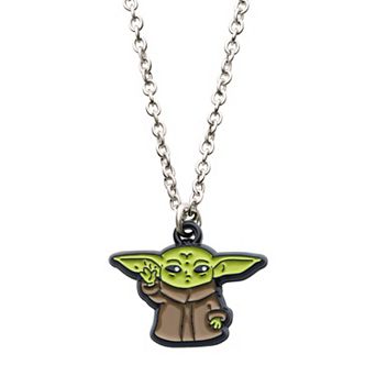 Star Wars The Mandalorian The Child Stainless Steel Grogu Necklace