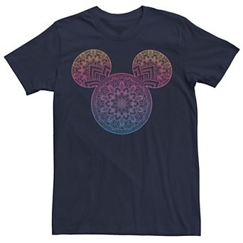 Big & Tall Disney Mickey & Friends Mandala Mickey Ears Tee