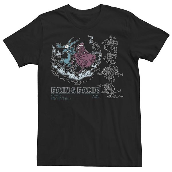 Disney's Hercules Pain & Panic Big & Tall We Are Worms Poster Tee