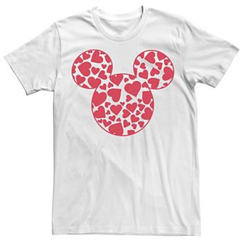 Big & Tall Disney Mickey & Friends Valentine's Day Mickey Heart Fill Tee