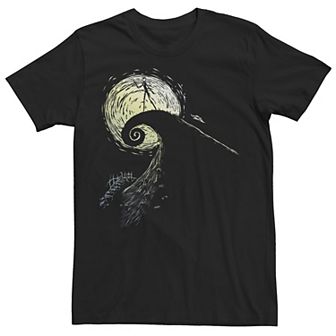 Big & Tall Disney The Nightmare Before Christmas Jack Spiral Hill Tee