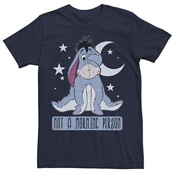 Big & Tall Disney Winnie The Pooh Eeyore Not A Morning Person Tee