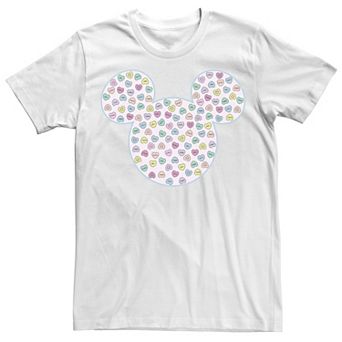Big & Tall Disney Mickey & Friends Candy Hearts Ear Fill Tee