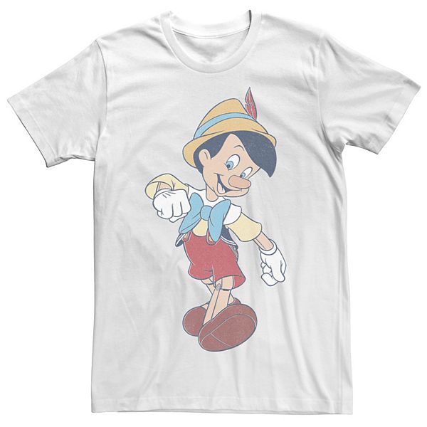 Big & Tall Disney Pinocchio Vintage Portrait Tee