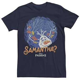Big & Tall Disney Frozen 2 Olaf Samantha Circle Portrait Tee