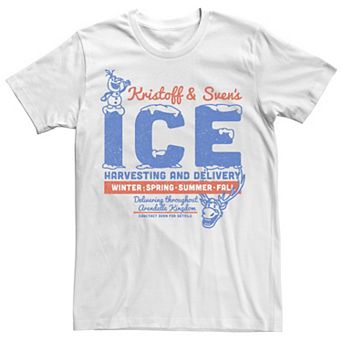 Big & Tall Disney Frozen Kristoff & Sven's Ice Harvesting And Delivery Tee
