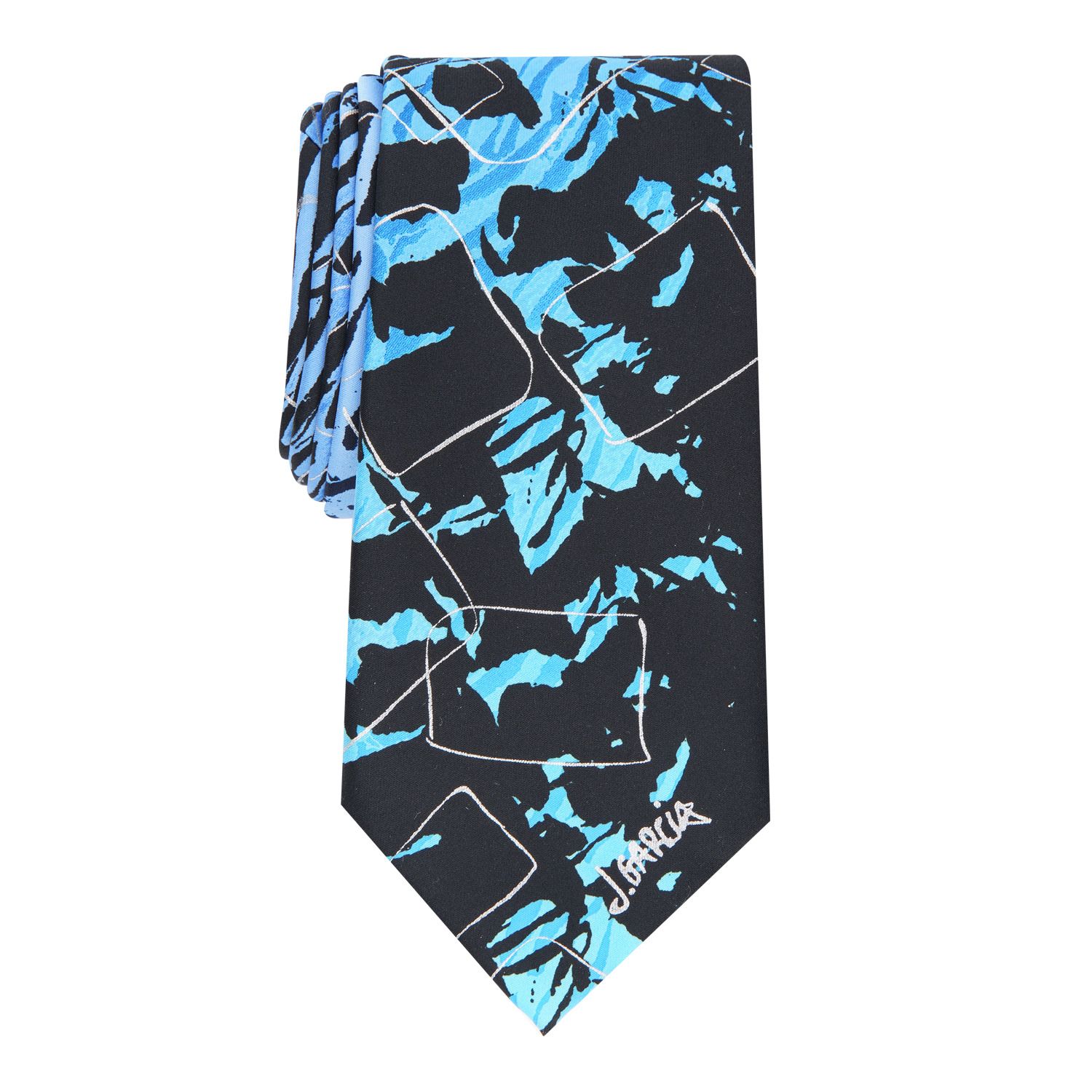 Men S Jerry Garcia Patterned Polyester Tie Kohls