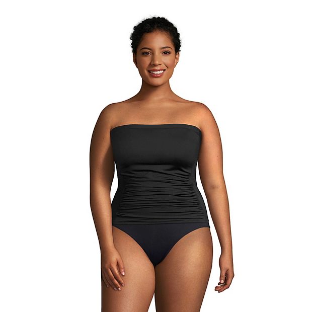 Lands' End Women's Plus Size Chlorine Resistant Tummy Control One