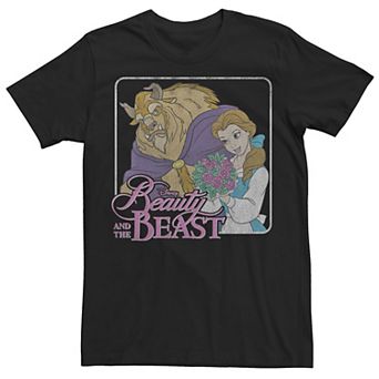 Big & Tall Disney Beauty And The Beast Simple Framed Portrait Tee