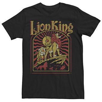 Big & Tall Disney The Lion King Pride Rock Sunset Tee