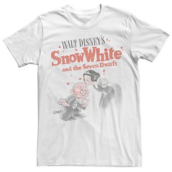 Big & Tall Disney Snow White & Dopey Distressed Portrait Tee