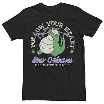 Big & Tall Disney Princess And The Frog Louis Follow Your Heart Tee