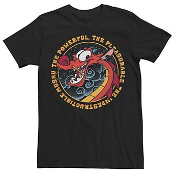 Big & Tall Disney Mulan Nice Dragon Humor Tee