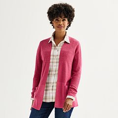 Kohls pink cardigan clearance