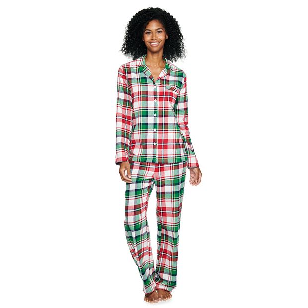 Plaid best sale pj sets