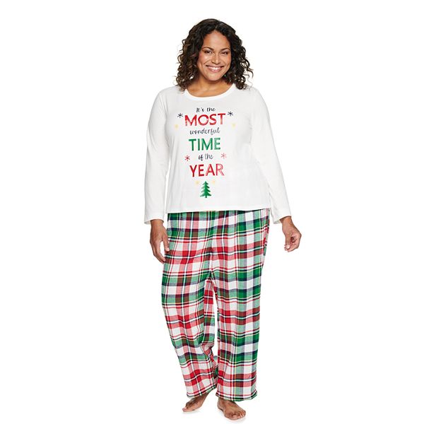 Plus Size Jammies For Your Families® Christmas Kitsch 