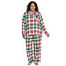 Plus Size Jammies For Your Families® Christmas Kitsch Plaid Pajama Set
