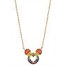 Disney's Mickey Mouse Multicolor Cubic Zirconia Necklace