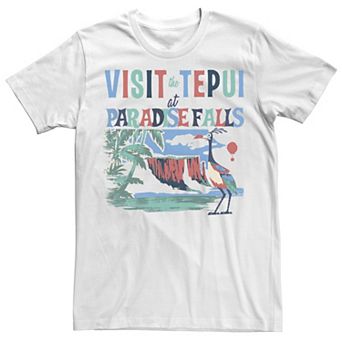 Big & Tall Disney / Pixar Up Kevin Visit Paradise Falls Watercolor Poster Tee