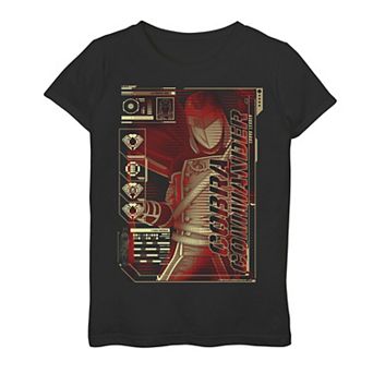 Girls 7-16 G.I. Joe Cobra Commander Schematic Graphic Tee