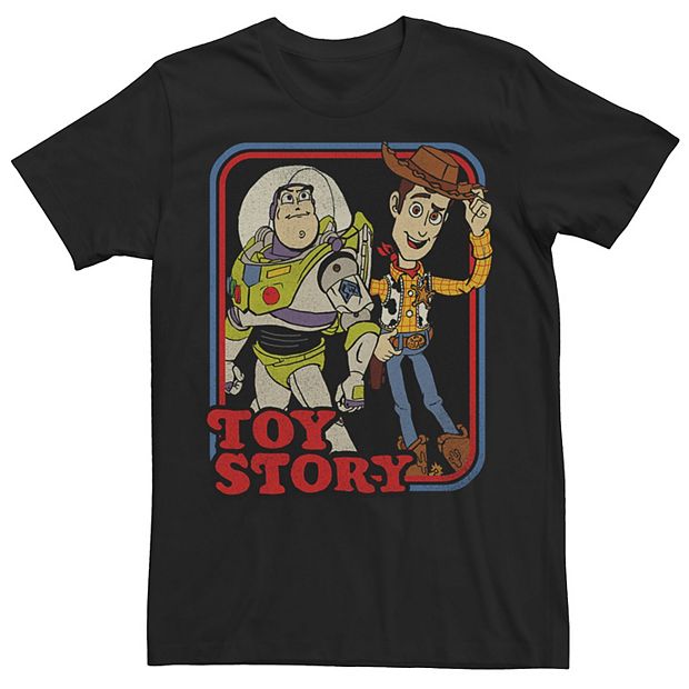 Big & Tall Disney / Pixar Toy Story Woody And Buzz Vintage Tee