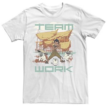 Big & Tall Disney Raya And The Last Dragon "Team Work" Tee