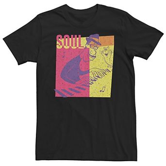 Big & Tall Disney / Pixar Soul Joe Colorful Panels Portrait Tee