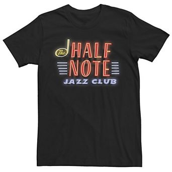 Big & Tall Disney / Pixar Soul Half Note Jazz Club Neon Logo Tee