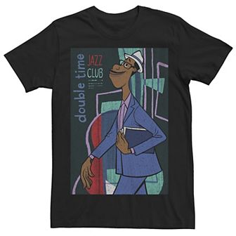 Big & Tall Disney / Pixar Soul Joe Double Time Jazz Club Poster Tee