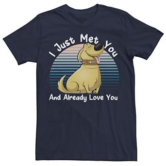 Big & Tall Disney / Pixar Up "I Just Met You And Already Love You" Tee