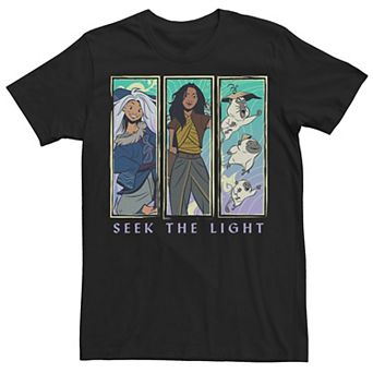 Big & Tall Disney Raya And The Last Dragon Seek The Light Panels Tee