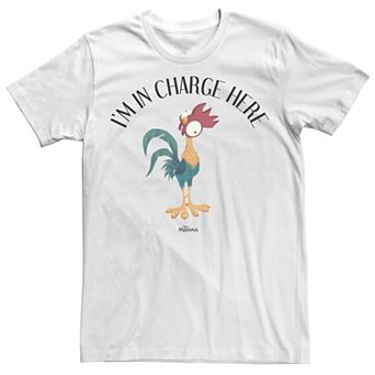 Big & Tall Disney Moana Heihei I'm In Charge Here Tee