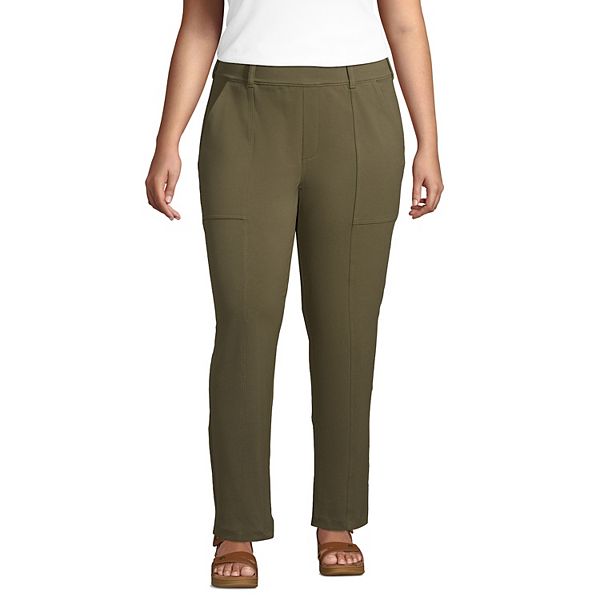 Plus Size Lands' End Starfish Midrise PullOn Utility Pants