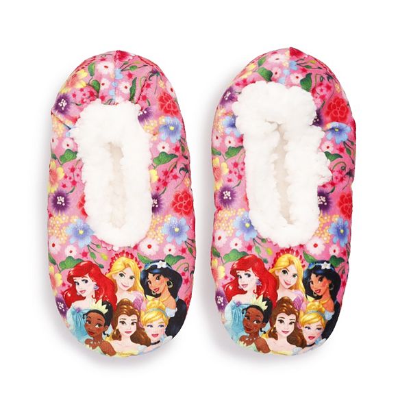 Disney's Women's Disney Princess Ariel Fuzzy Babba Slipper Socks S/M NEW 