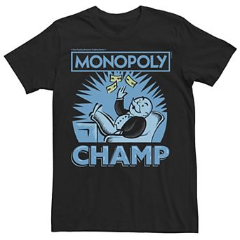 Big & Tall Monopoly Champ Money Toss Tee