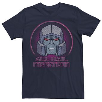 Big & Tall Transformers All Hail Megatron Portrait Tee