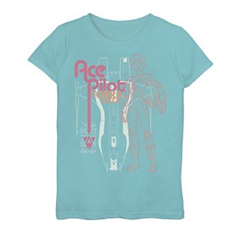 Girls 7-16 Star Wars Resistance Torra Doza Ace Pilot Graphic Tee