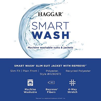 Men's Haggar® Smart Wash Repreve® Slim-Fit Suit Coat