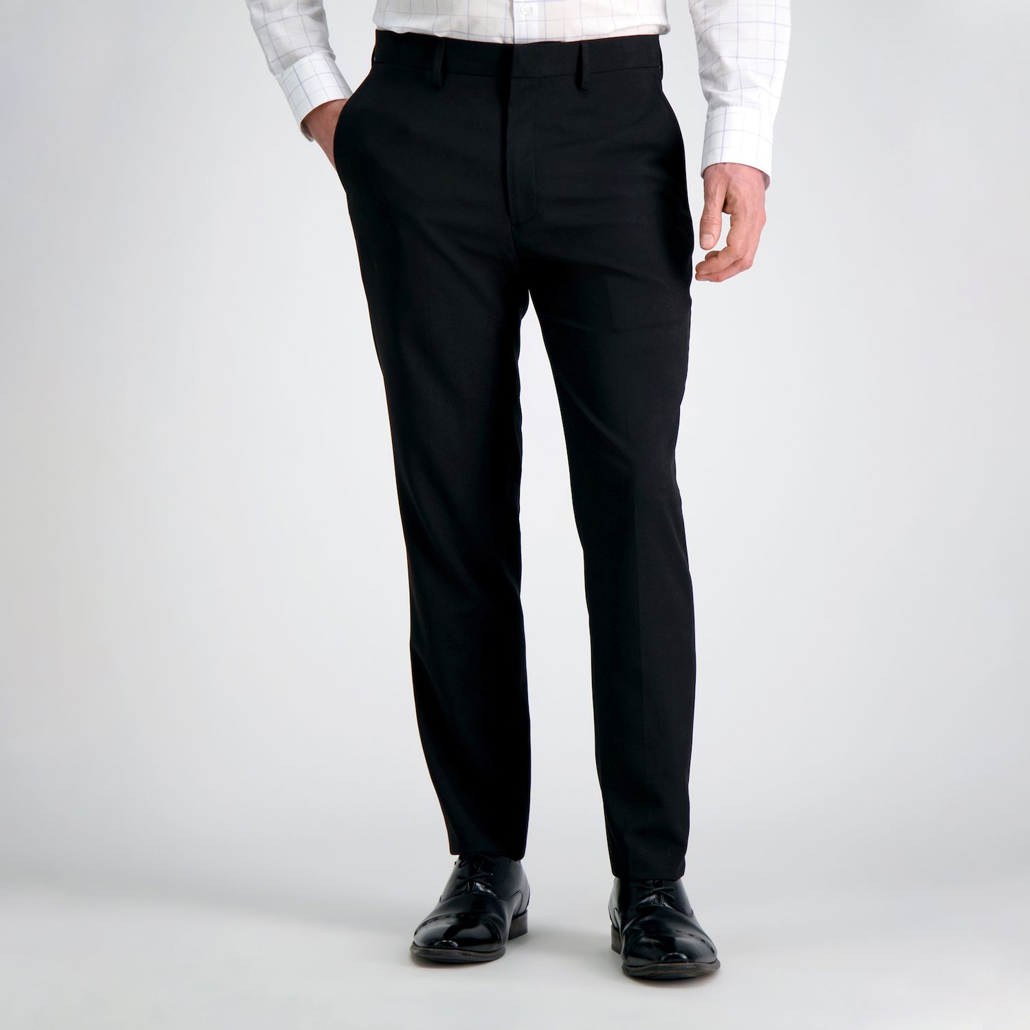Мужские брюки Haggar Smart Wash® Repreve® Slim-Fit Suit, цвет: Чёрный — фото 1