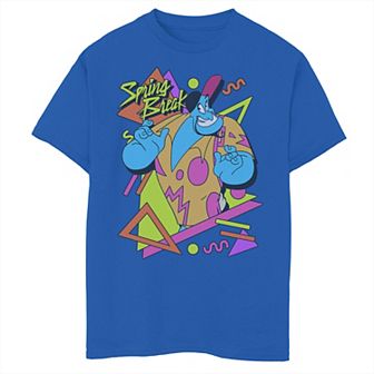 Disney's Aladdin Boys 8-20 Genie Retro 90's Style Poster Graphic Tee