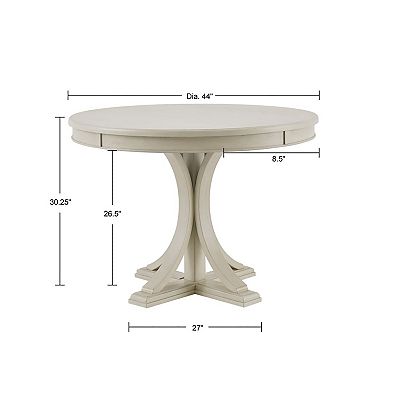 Helena Round Dining Table Grey Madison Park Signature