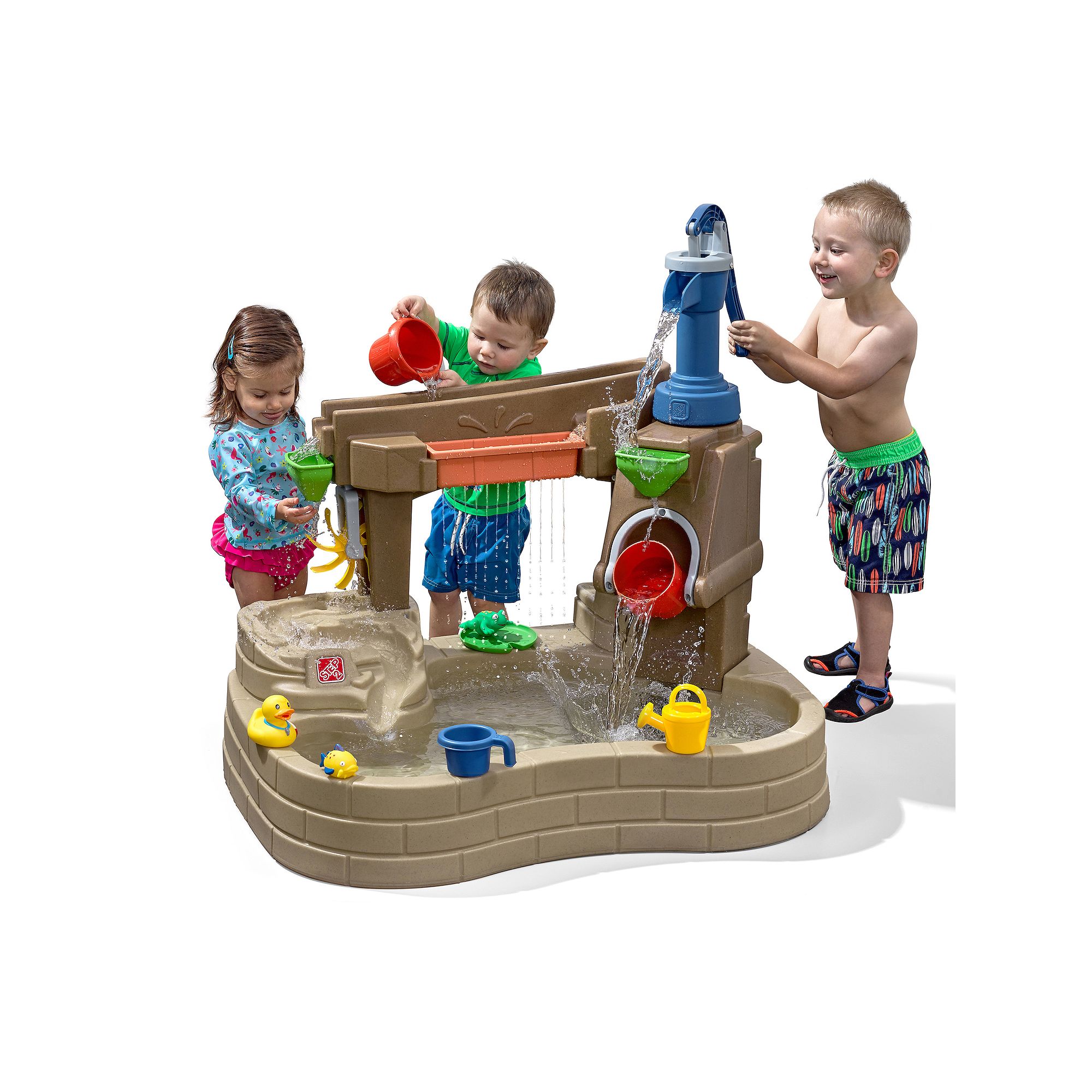 Step2 Pump & Splash Discovery Pond Toy, Multi