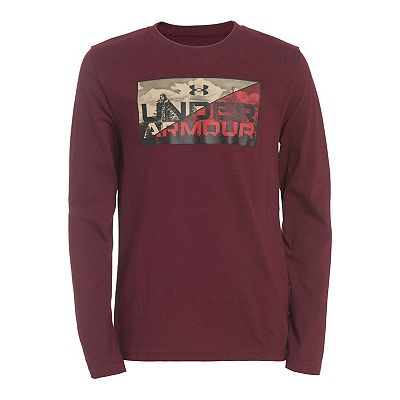 Boys under armour long sleeve hotsell