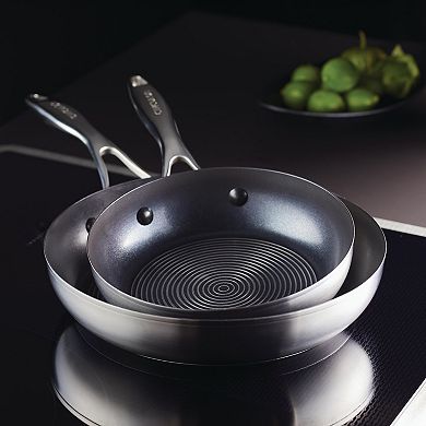 Circulon SteelShield S-Series 2-pc. Stainless Steel Nonstick Frypan Set